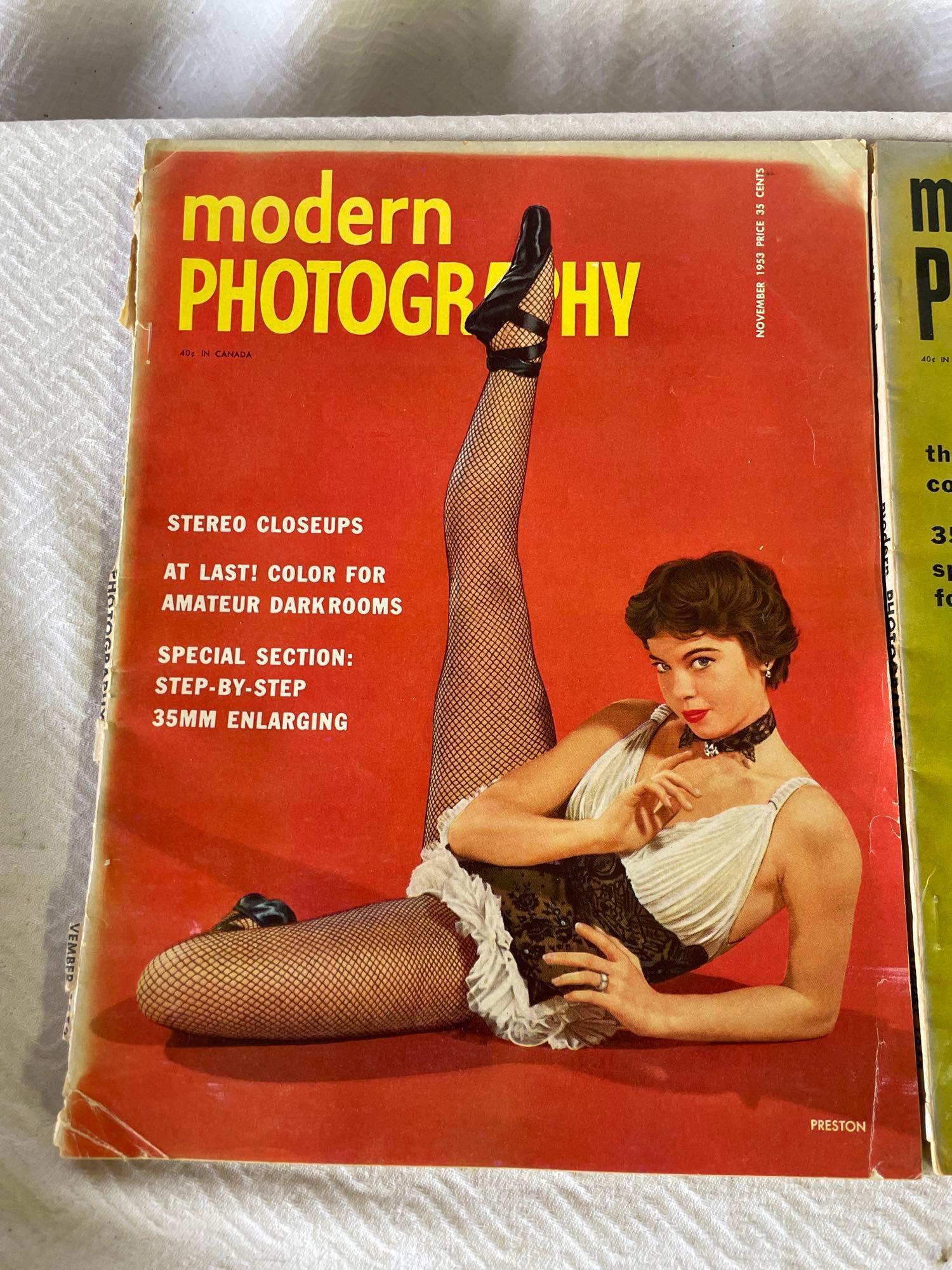 1953 Modern Photography Magazines (3)