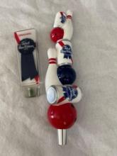 Two Classic Pabst Blue Ribbon Tap Handles