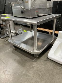 2 Tier Stainless Steel Cart