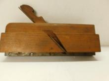 Wood Plane, Double Blade, 9 1/2" Long, Very Old