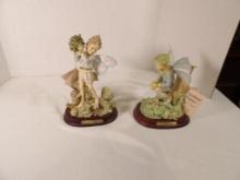 (2) DUNCAN ROYALE 1988 WOODLAND FAIRIES INCLUDING "PINE TREE" AND "ELM"