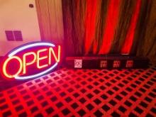 2PC LIGHTED SIGNS