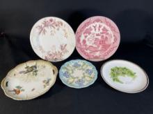 Assortment of decorative plates -see photo's-