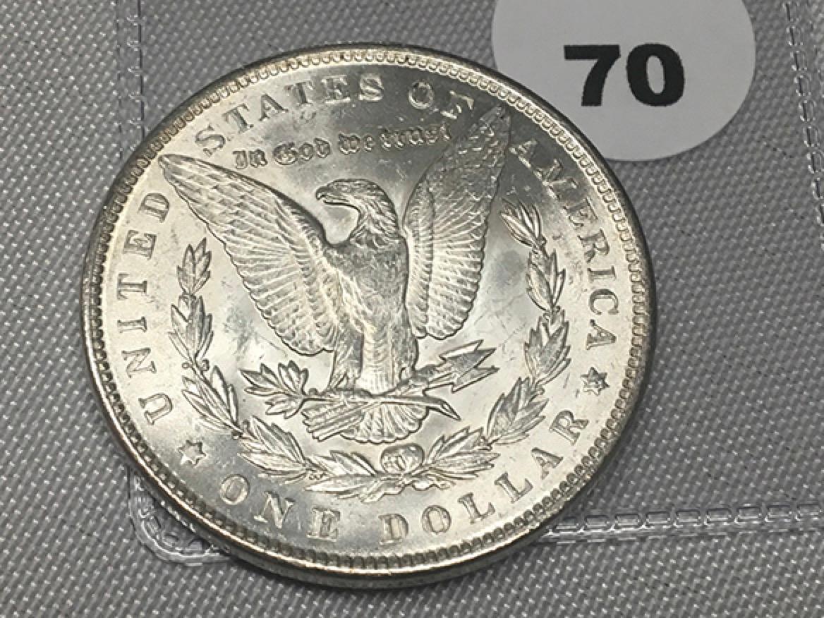 1890 Morgan Dollar, AU