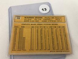 1963 Topps Warren Spahn #320