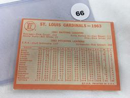 1964 Topps #87, St. Louis Cardinals 1963