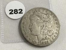 1882-CC Morgan Dollar