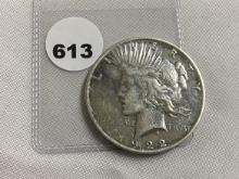 1922-D Peace Dollar VF