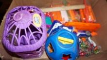 Assorted Toys, Lights, Nerf Guns, Toy Figures, Vehicles