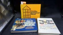 3 Books - Do-It-Yourself Manual, Fix-It-Yourself Manual & How Things Work In Your Home