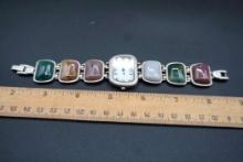 Coldwater Creek Multi-Colored Stone Watch