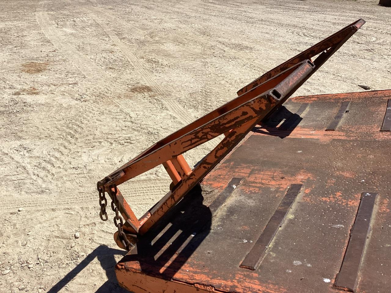 Double Axle Pintle Hitch Pull Behind Trailer