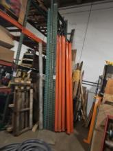 Pallet racking 4 uprights 13 cross beams (sold as two sections)