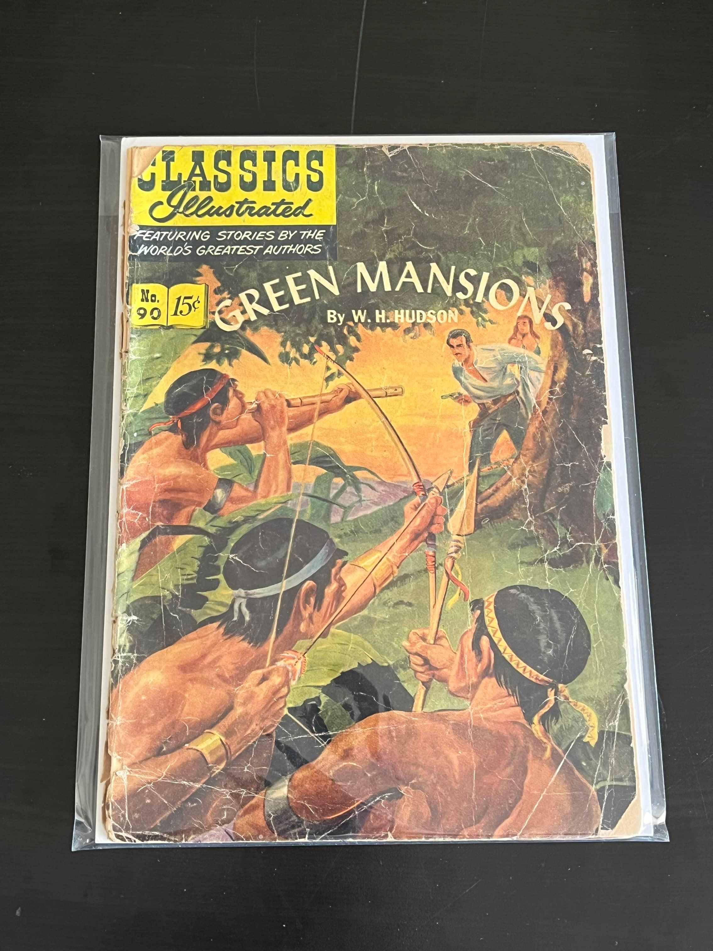 Classics Illustrated #90 Green Mansions 1951 Golden Age Comic 15 Cent Cover
