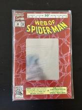 Web of Spider-Man Marvel Comics #90 1992 Key Anniversary issue celebrating 30 years of Spider-Man