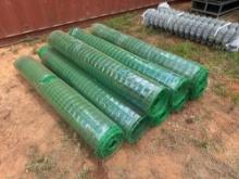 Diggit Holland Wire Mesh Fencing PVC Coated Fence Lot of (8) Rolls