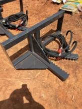 LandHonor Skid Steer Hydraulic Steer Puller Attachment