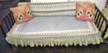 VINTAGE HIRED HAND BED / DAY BED (No matress - has foam piece) - PICK UP ONLY