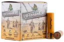 HEVIShot HS29003 HEVIHammer 20 Gauge 3 1 oz 3 Shot 25 Per Box10 Cs