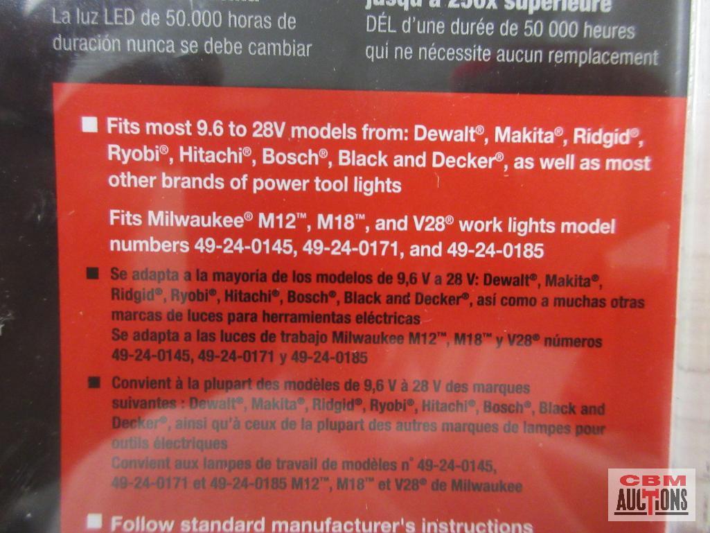 Milwaukee 49-81-0090 Upgrade to LED, Replaces 9.6V -28V Incandescent Bulbs Milwaukee 49-66-4536