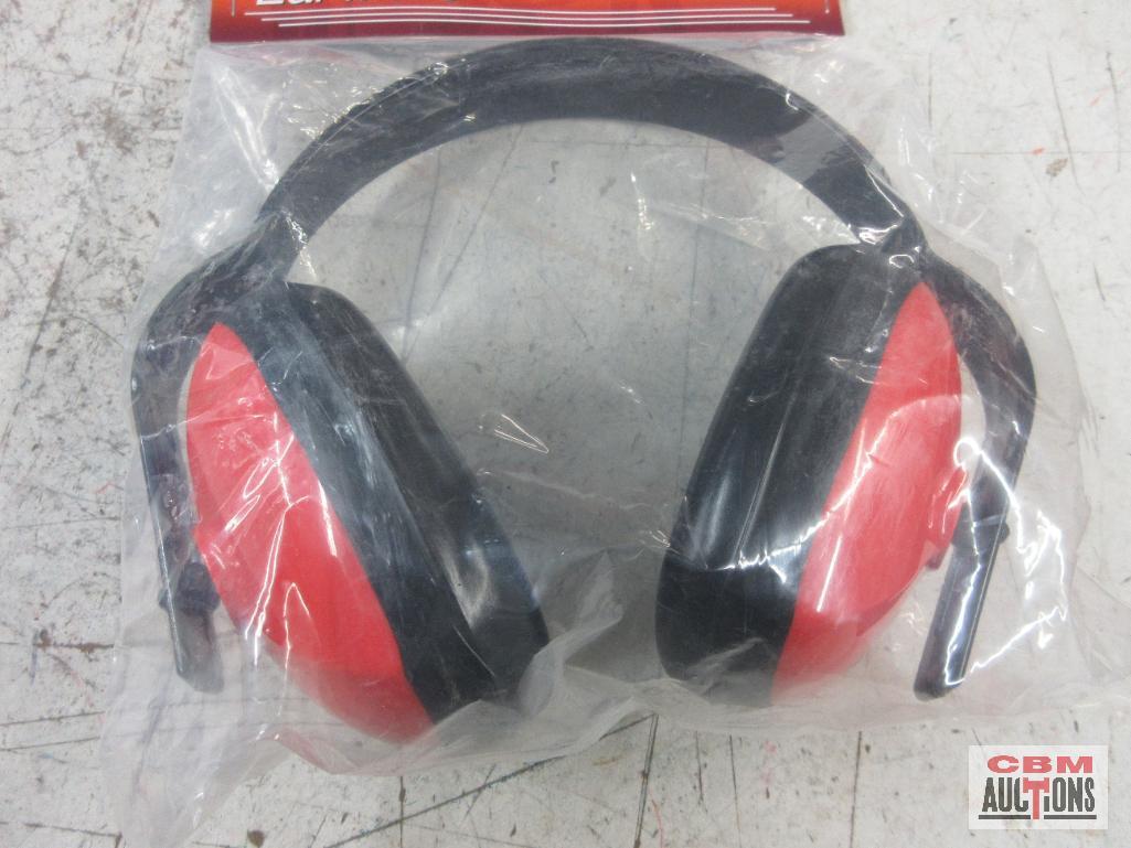 Mercer Abrasives D40001 Ear Muffs MSA Safety Works 10087605 Wrapper Red Safety Glasses ...