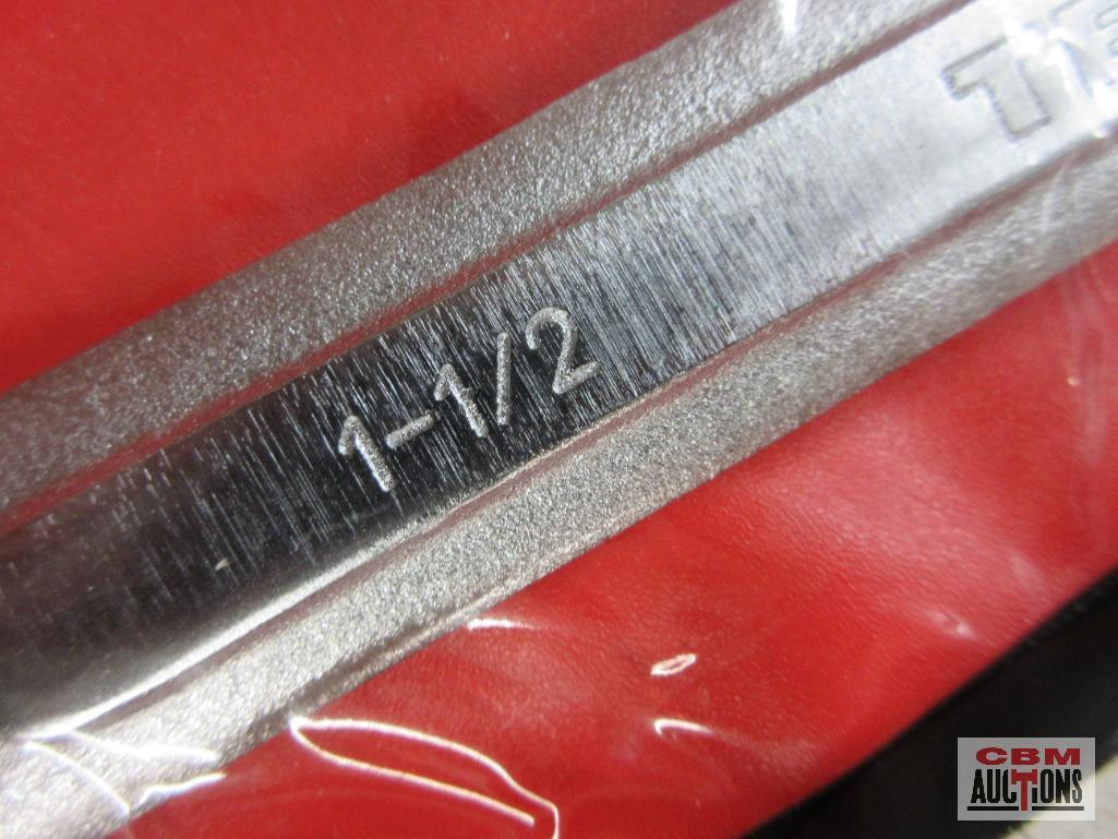 MIT 1958 Tekton 4pc Angle Open End Wrench Set w/ Storage Pouch Sizes: 1-5/16" 1-3/8" 1-7/16" 1-1/2"