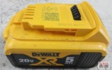 Dewalt XR DCB204 20V, 5AH Lithium Ion Battery Pack