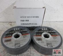 IIT 80258 4-1/2" x 1/25" x 7/8" Flex Cut Off Wheels - Set of 50