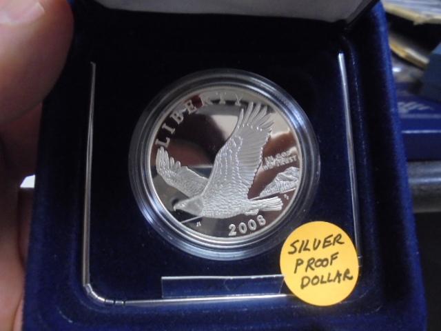 2008 Bald Eagle Commemorative Proof Silver Dollar