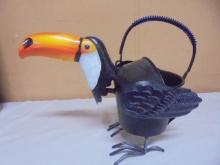 Metal Parrot Watering Can