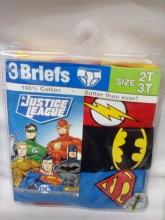 Justice League Brief, 2T-3T, 3 pack