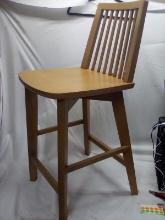 Wooden Bar Chair, Seat at 24in