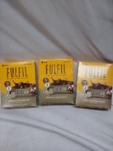 FulFil Vitamin and Protein Bar, 3 boxes of 4 chocolate Hazelnut