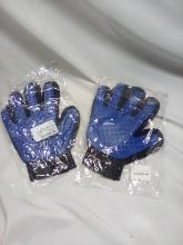 Pet Hair Remover Gloves. Qty 2.