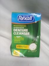 Rexall Antibacterial Denture Cleaner Tablets.