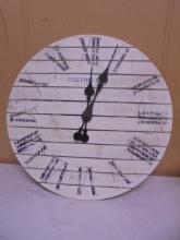 Firstime & Co Wooden Wall Clock