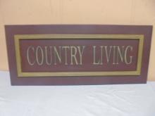 Country Living Wooden Wall Art