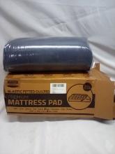 Utopia Bedding Navy Queen Size Premium Fluffy Mattress Pad