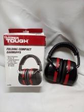 Pair of HyperTough Folding Compact Earmuffs