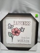 Happiness wall décor