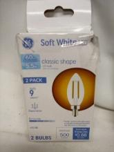 Soft White Classic shape 60w bulbs