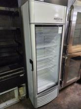 Premium Levella 3/4 Size Glass Door Merchandiser Refrigerator