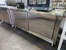 72 in. x 24 in. Stainless Steel Dish Cabinet