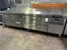 Continental 84 in. 4 Drawer Refrigerated Chefs Base