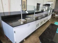 16.5 ft. x 45 in. Buffet with 6 Pan Refrigerated, 3 Pan Refrigerated OR Hot, and 2 Round Hot Wells