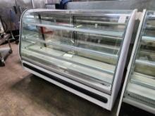 Federal 72 in. Refrigerated Curved Glass Chocolate Display Case