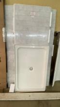 MAAX SHOWER WALL KIT WITH BASE