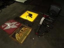 Signs & Scooter