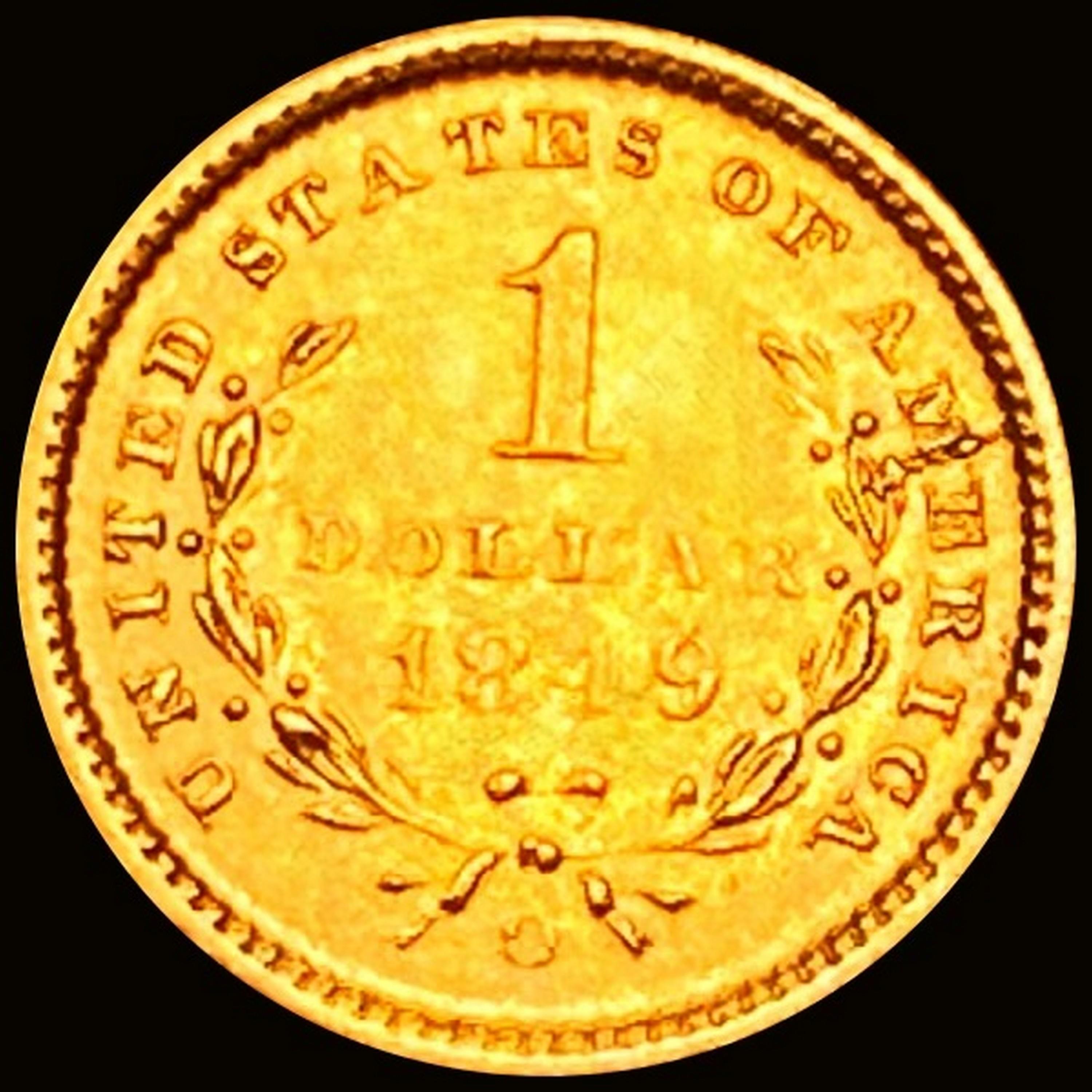 1849-O Rare Gold Dollar UNCIRCULATED