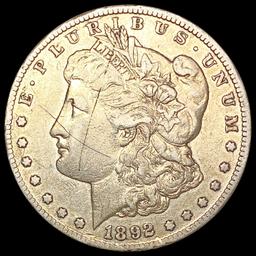 1892-CC Morgan Silver Dollar LIGHTLY CIRCULATED